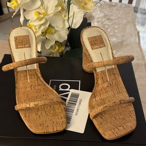 Dolce Vita Cork Heeled Sandals